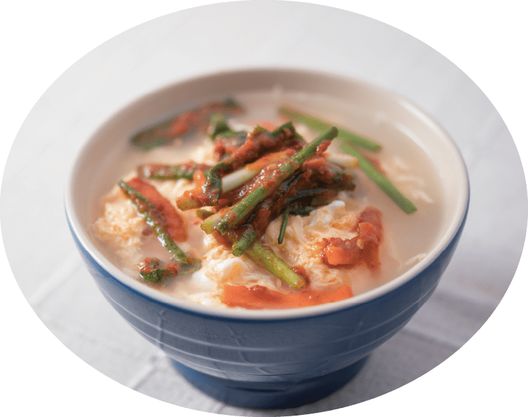 ネギキムチパスタ