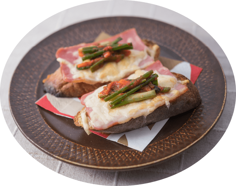 ネギキムチパスタ