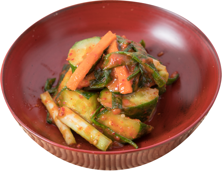 ネギキムチキュウリ